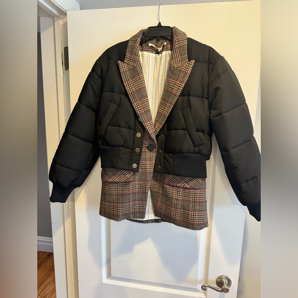 Veronica Beard Larkin Puffer Jacket Blazer Coat